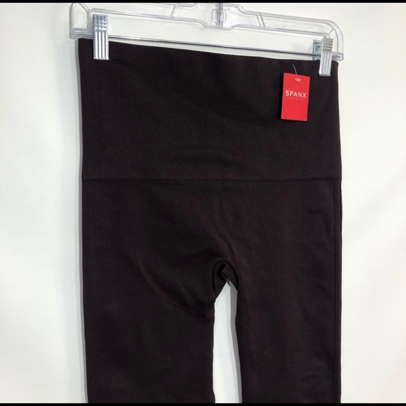 SPANX Look At Me Now Seamless Leggings Burgundy XL - New in bag - Picture 3 of 9